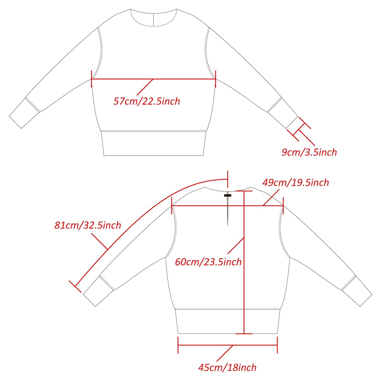 シルキーコットンクルースウェット/Silky Cotton Crew Sweatshirt/Nighttime Navy