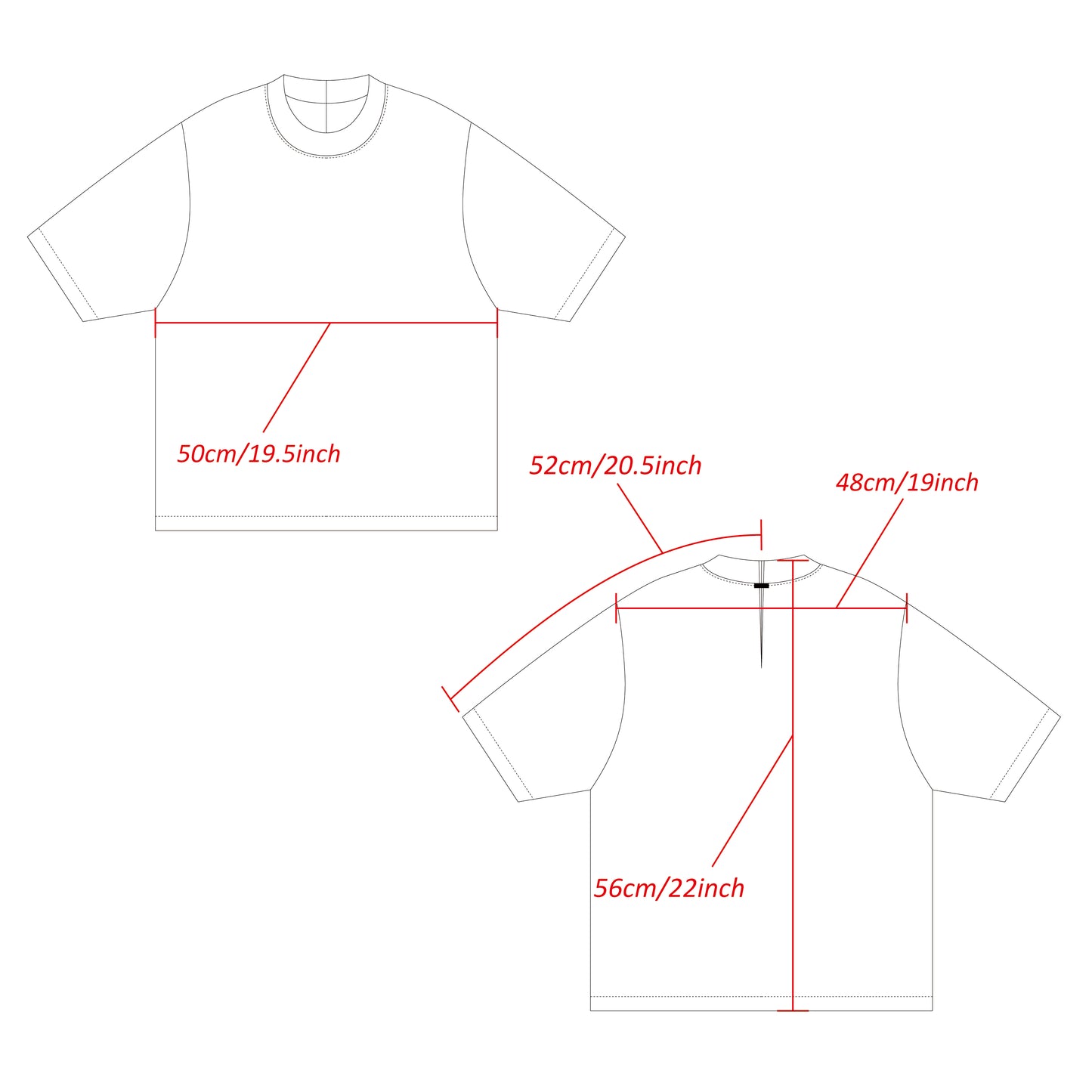 Premium Cotton Crew neck Half-Sleeved T/Fresh White