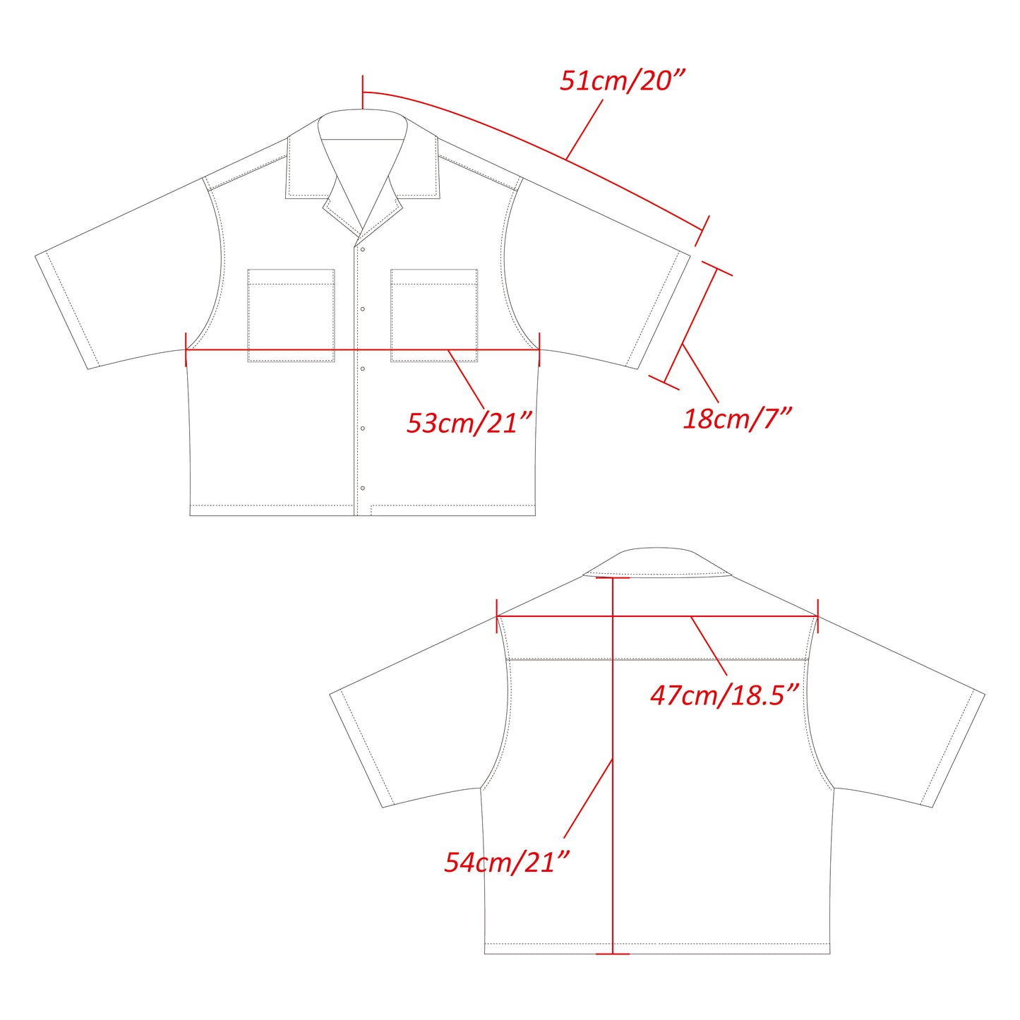 Oxford Linen Half-sleeved Shirt/Ecru