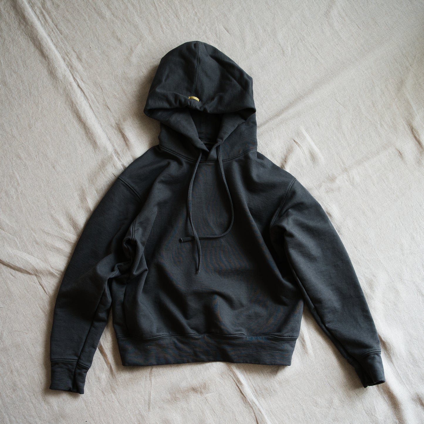 シルキーコットンフーディ/Silky Cotton Hoodie/Khaki Gray