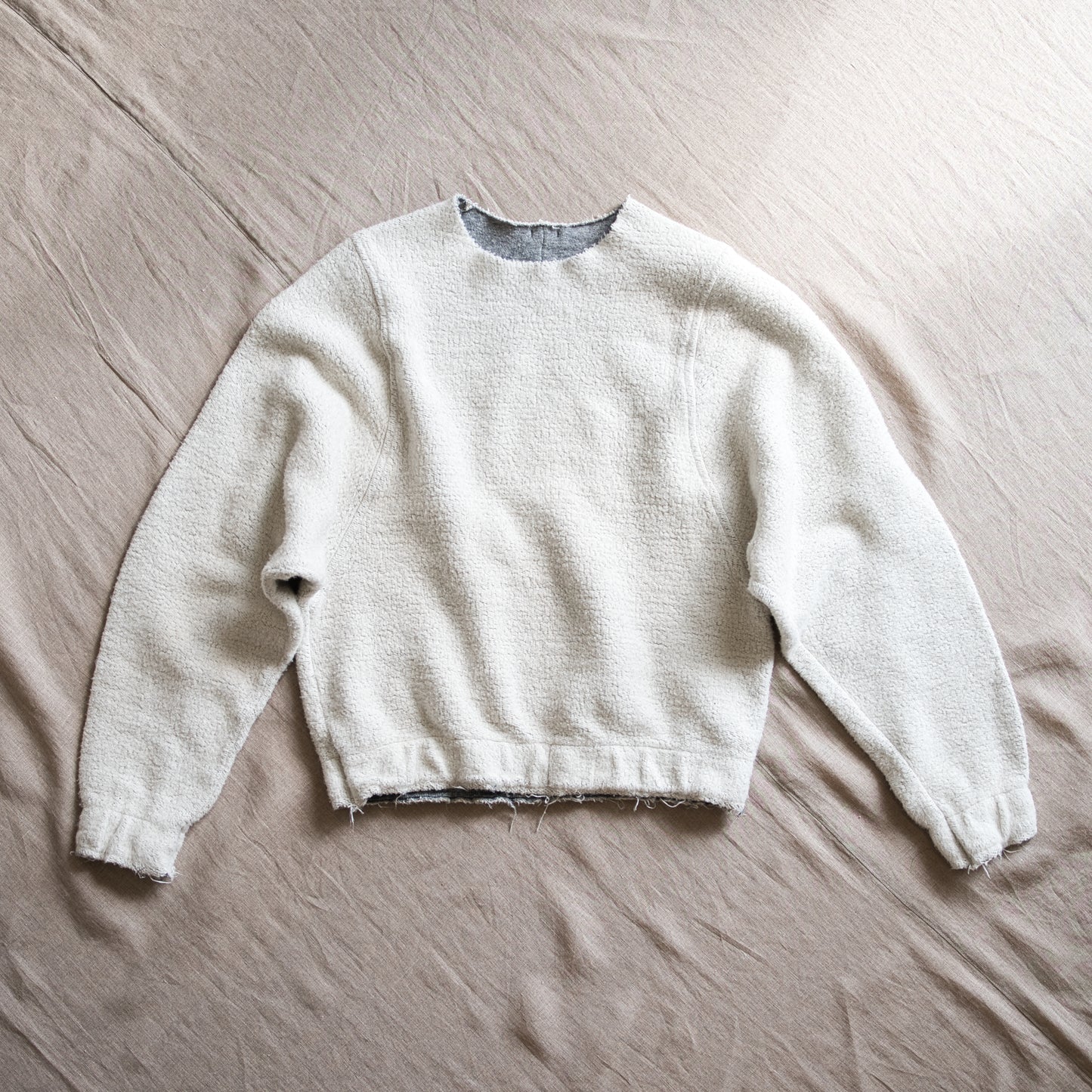 ヴィンテージ起毛トップス/Vintage Raised Top/Off white