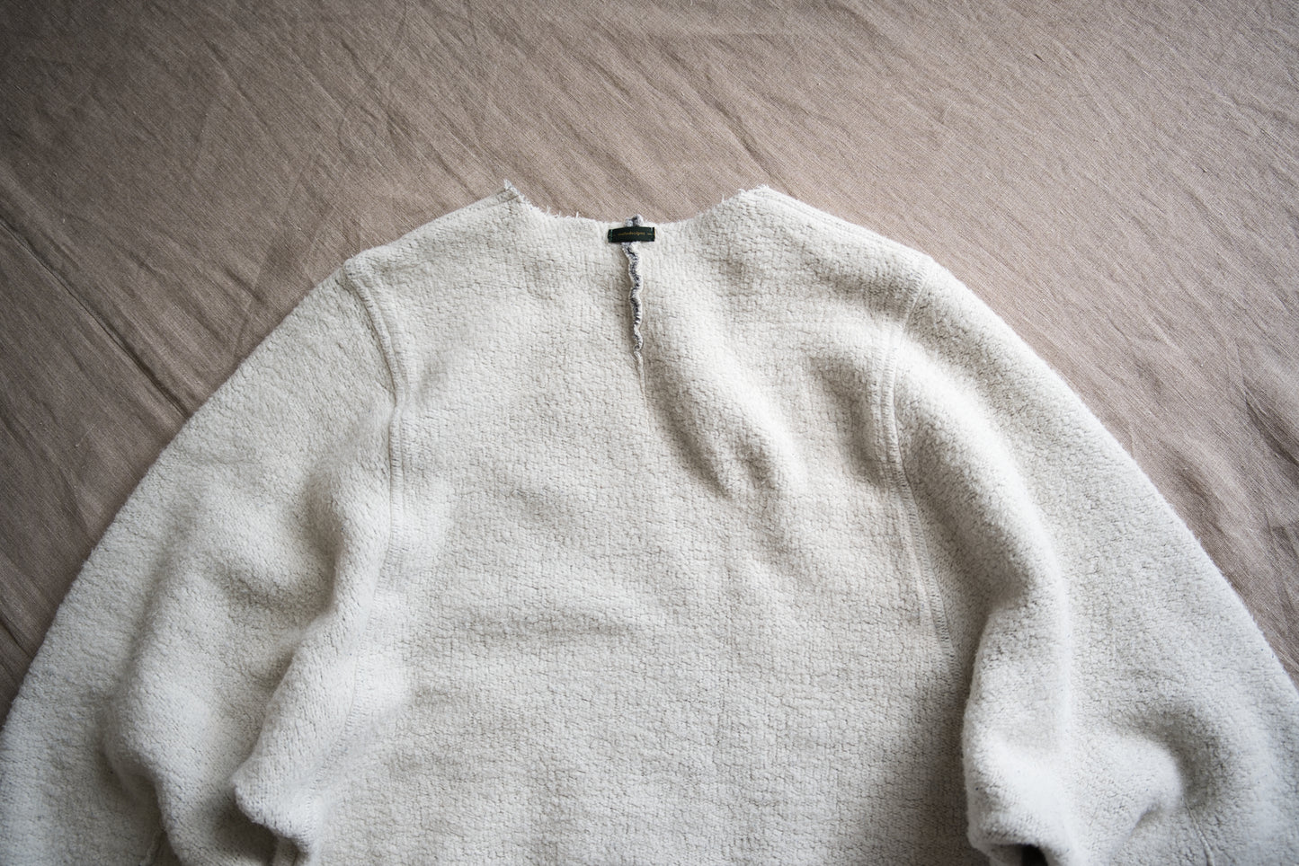ヴィンテージ起毛トップス/Vintage Raised Top/Off white