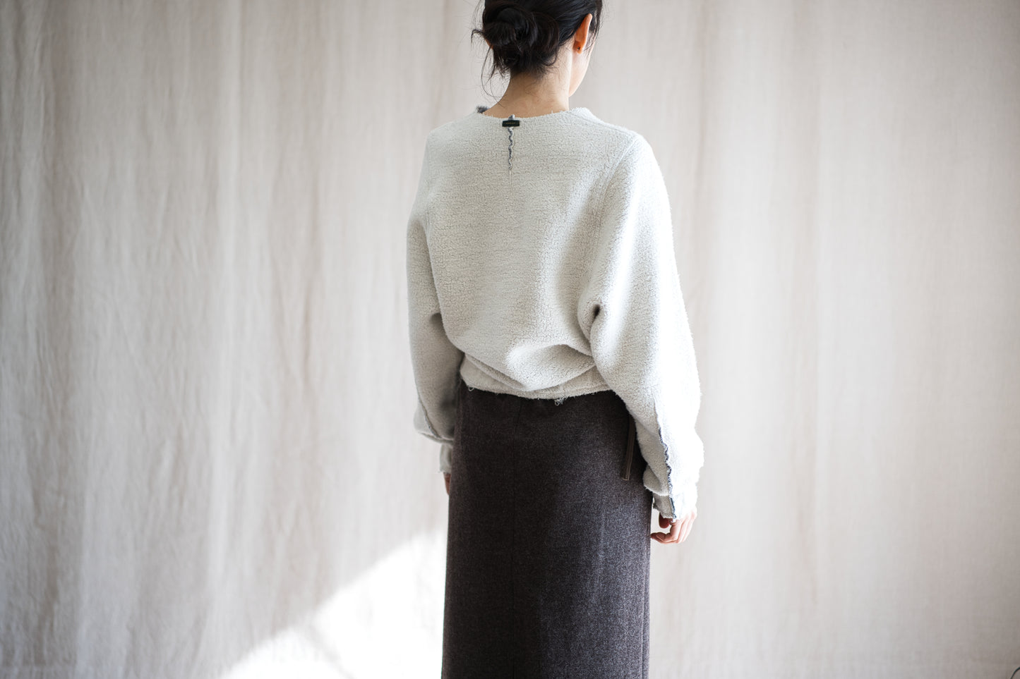 ヴィンテージ起毛トップス/Vintage Raised Top/Off white