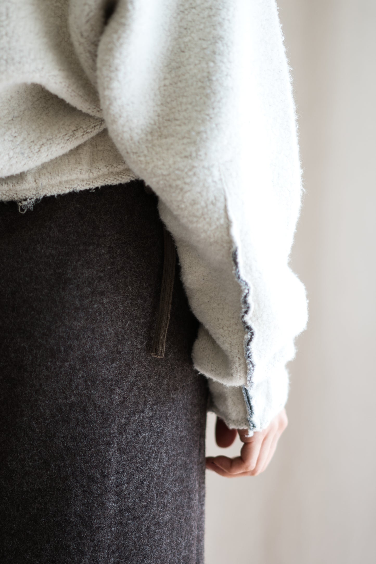 ヴィンテージ起毛トップス/Vintage Raised Top/Off white