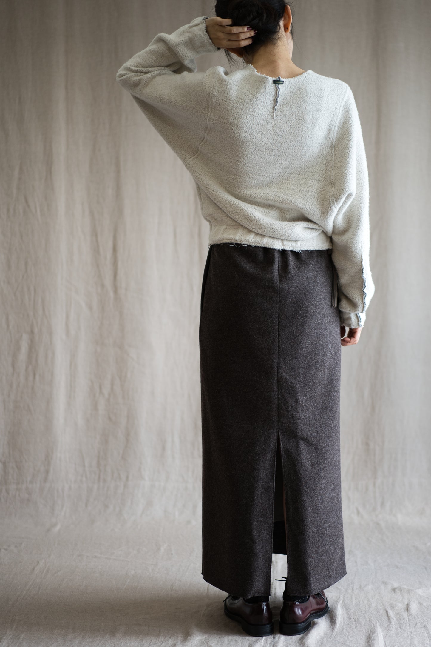 ヴィンテージ起毛トップス/Vintage Raised Top/Off white
