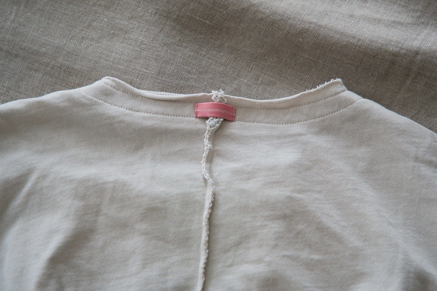 強撚糸コットン 半袖カーディガン/High-twisted yarn cardigan/Ice gray/mint