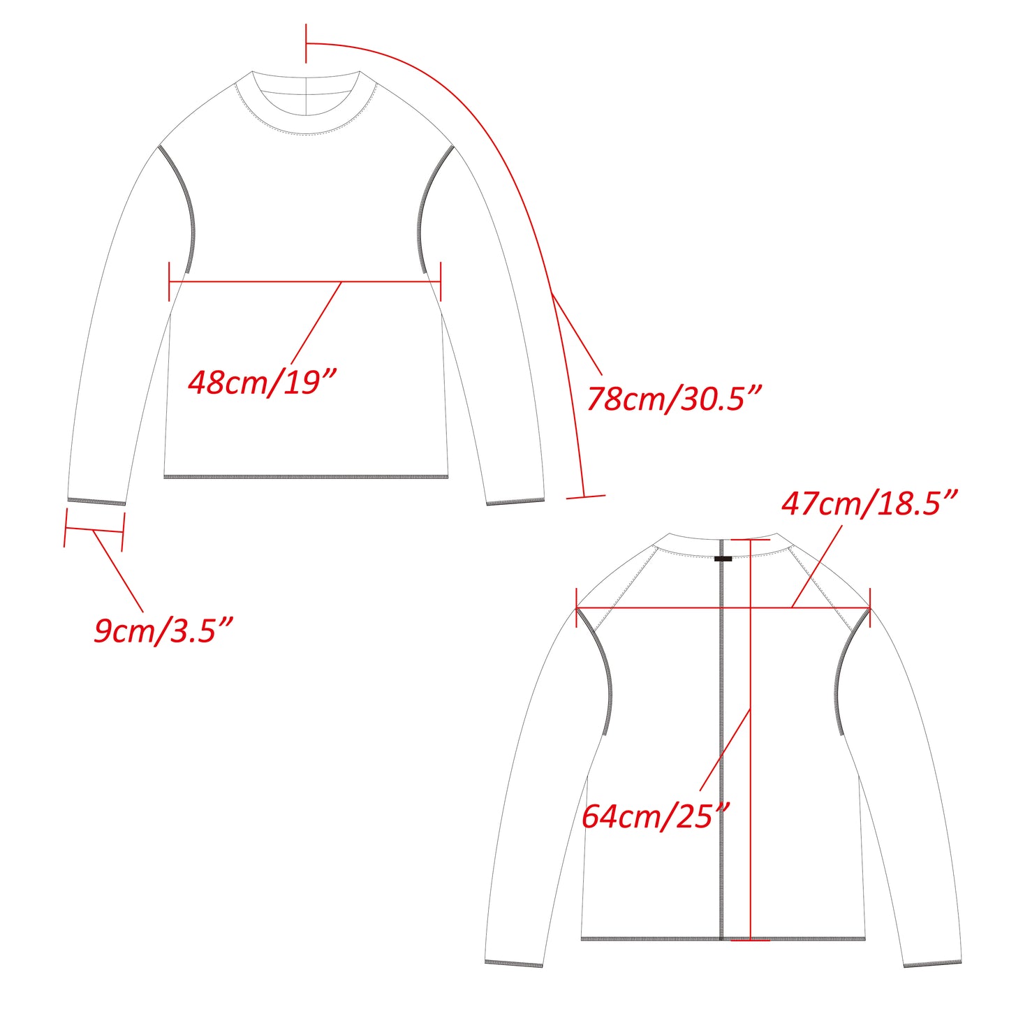 Superior Wool Out-seam TOP/Dark Chocolate