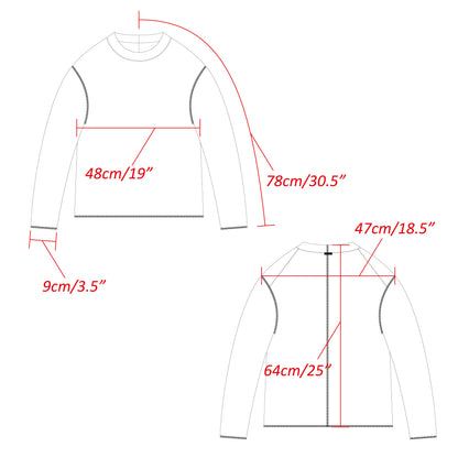 Superior Wool Out-seam TOP/Dark Chocolate