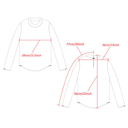 Sheer Rib RInger Long Sleeve/Blue(Ecru)