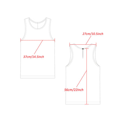 Premium Cotton Tank-Top/Red
