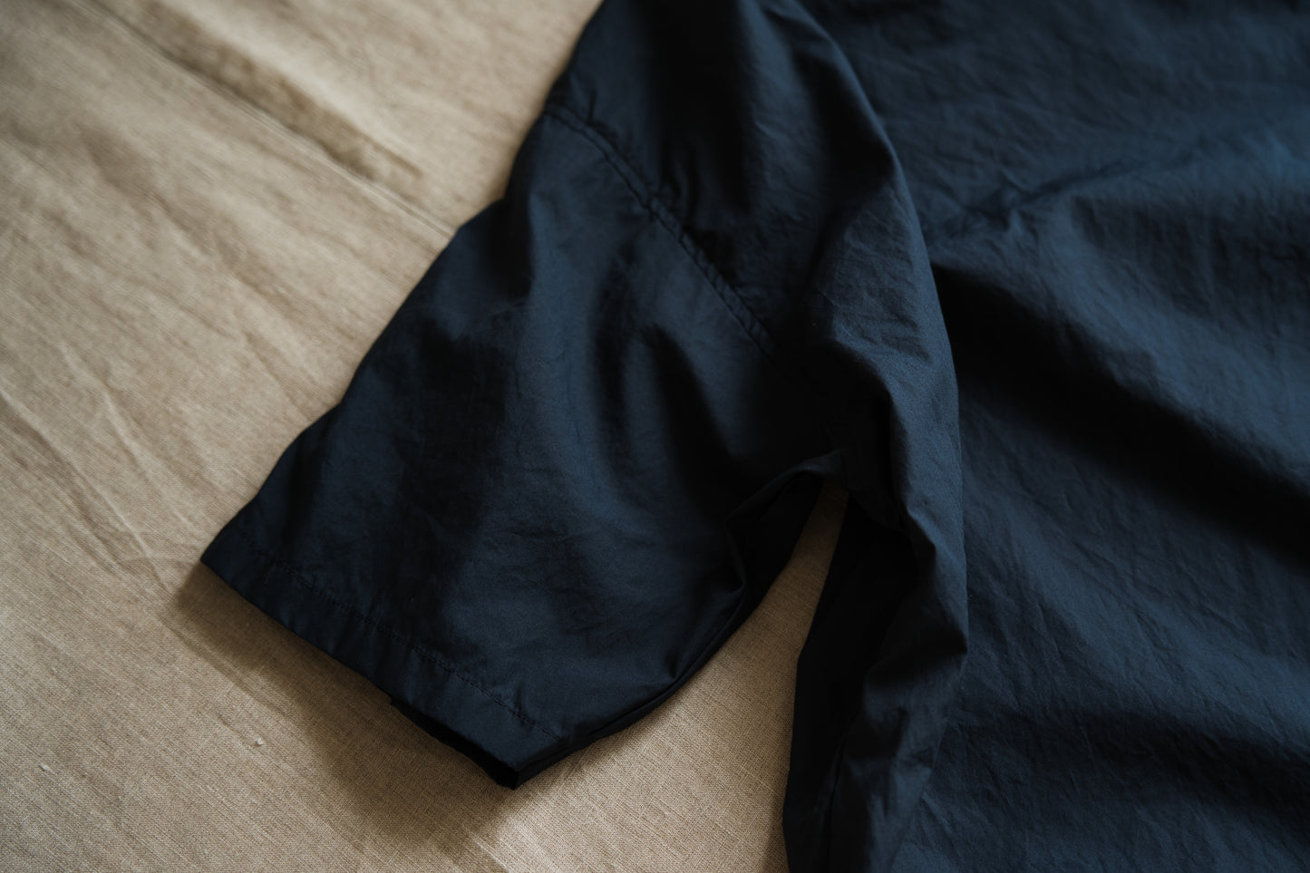 100番手タイプライターワンピース/Superfine cotton dress/Night Navy