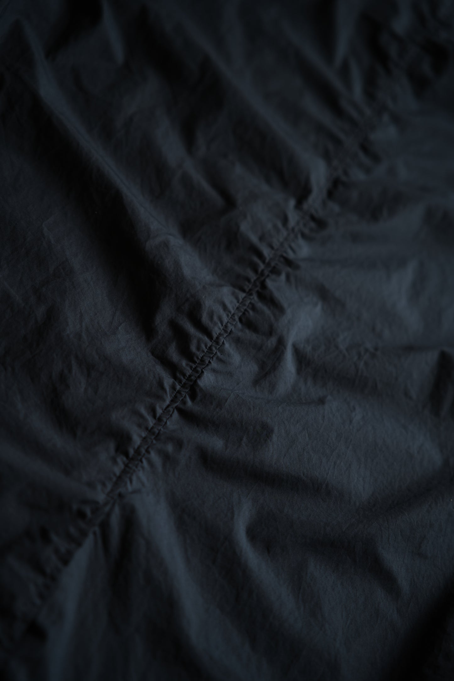 100番手タイプライターワンピース/Superfine cotton dress/Night Navy