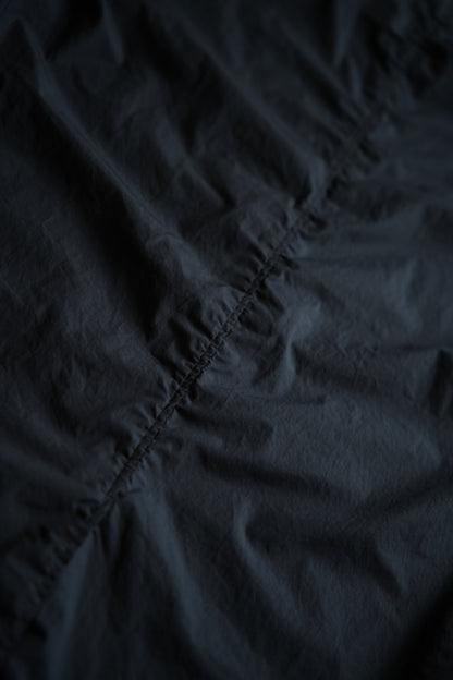 100番手タイプライターワンピース/Superfine cotton dress/Night Navy