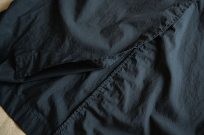 100番手タイプライターワンピース/Superfine cotton dress/Night Navy