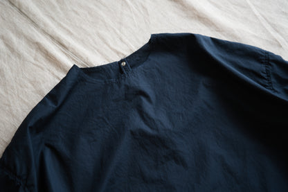 100番手タイプライターTシャツ/Superfine cotton T-shirt/Night Navy