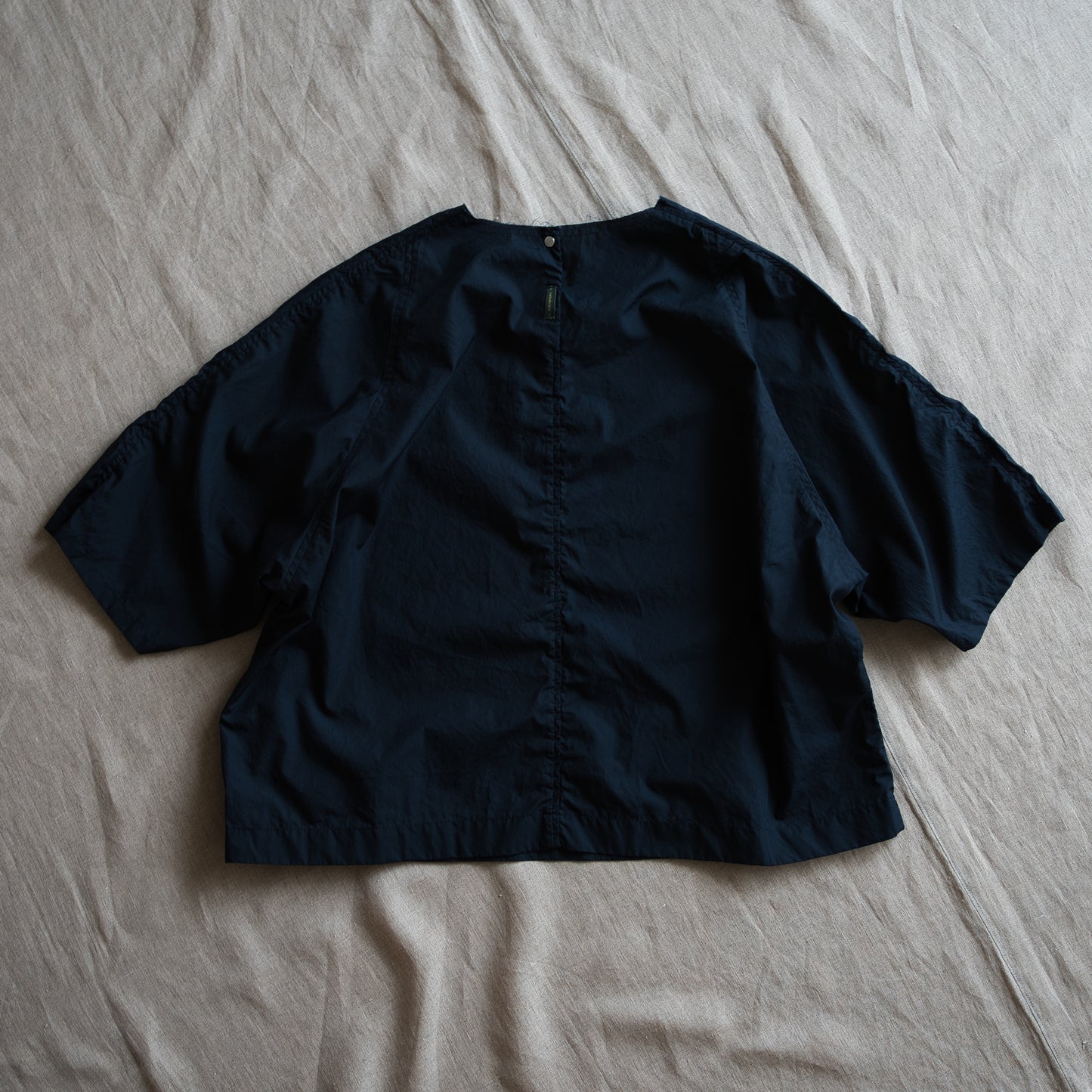 100番手タイプライターTシャツ/Superfine cotton T-shirt/Night Navy