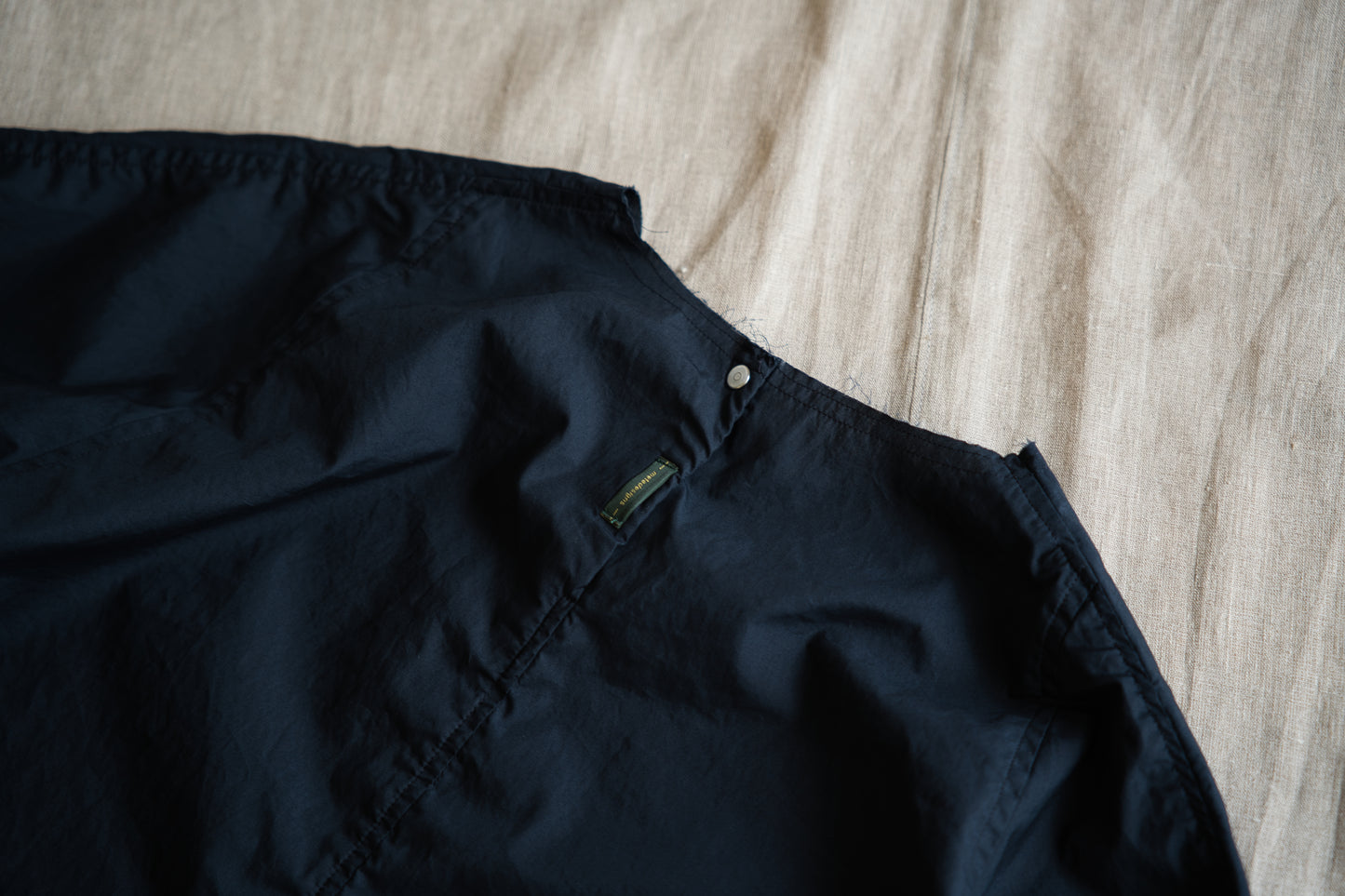 100番手タイプライターTシャツ/Superfine cotton T-shirt/Night Navy