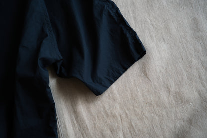 100番手タイプライターTシャツ/Superfine cotton T-shirt/Night Navy