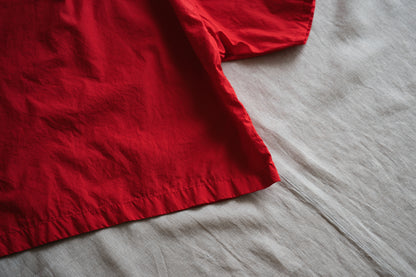 100番手タイプライターTシャツ/Superfine cotton T-shirt/Fresh Red