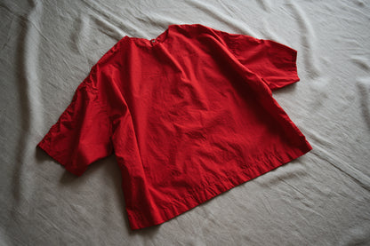 100番手タイプライターTシャツ/Superfine cotton T-shirt/Fresh Red
