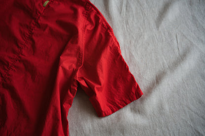 100番手タイプライターTシャツ/Superfine cotton T-shirt/Fresh Red