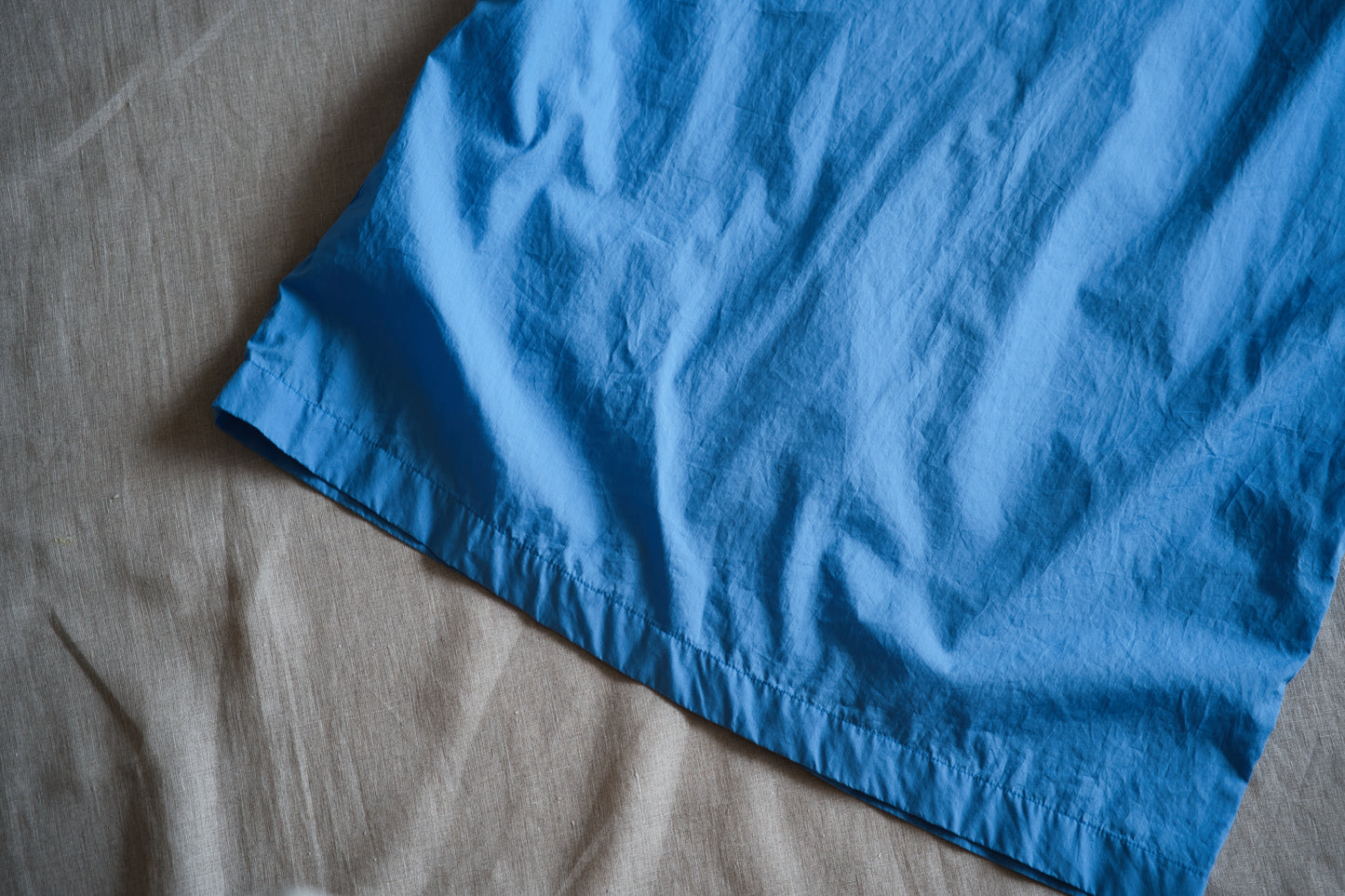 100番手タイプライターワンピース/Superfine cotton dress/Sky Blue