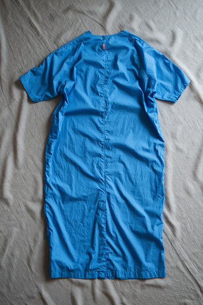 100番手タイプライターワンピース/Superfine cotton dress/Sky Blue