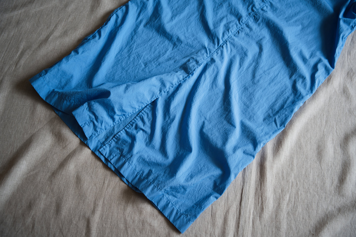 100番手タイプライターワンピース/Superfine cotton dress/Sky Blue