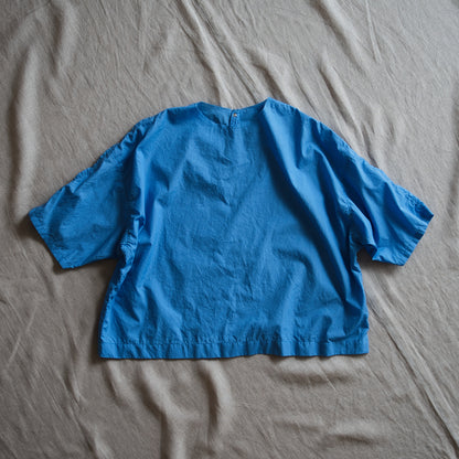 100番手タイプライターTシャツ/Superfine cotton T-shirt/Sky Blue