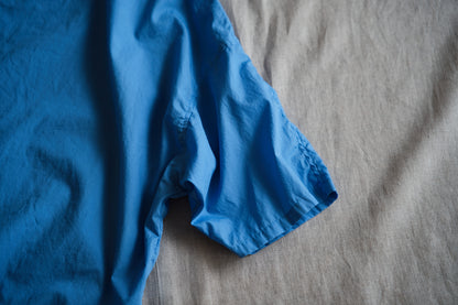 100番手タイプライターTシャツ/Superfine cotton T-shirt/Sky Blue