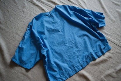 100番手タイプライターTシャツ/Superfine cotton T-shirt/Sky Blue