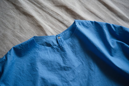 100番手タイプライターTシャツ/Superfine cotton T-shirt/Sky Blue