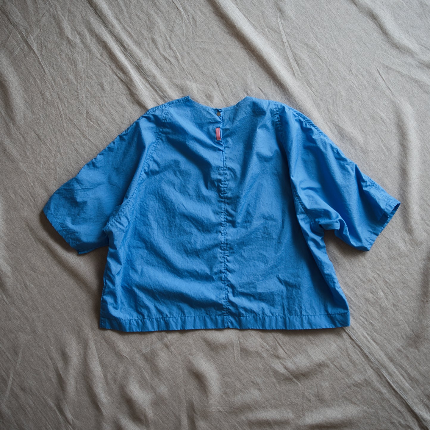 100番手タイプライターTシャツ/Superfine cotton T-shirt/Sky Blue