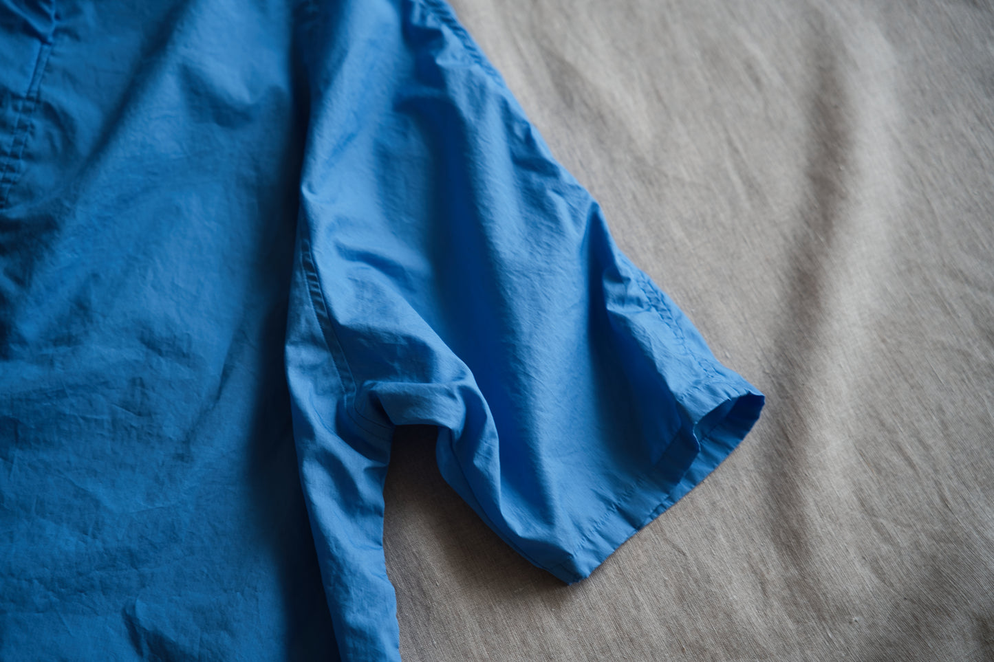 100番手タイプライターTシャツ/Superfine cotton T-shirt/Sky Blue