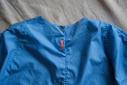 100番手タイプライターTシャツ/Superfine cotton T-shirt/Sky Blue