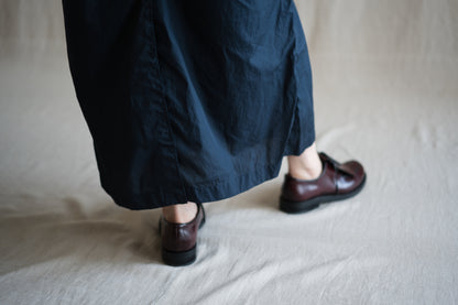 100番手タイプライターワンピース/Superfine cotton dress/Night Navy