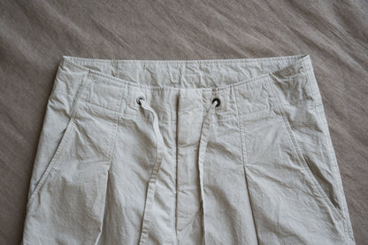 高密度タイプライターコットンパンツ/Typewriter cotton pants/Light Gray