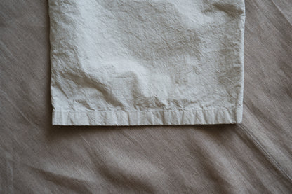 高密度タイプライターコットンパンツ/Typewriter cotton pants/Light Gray