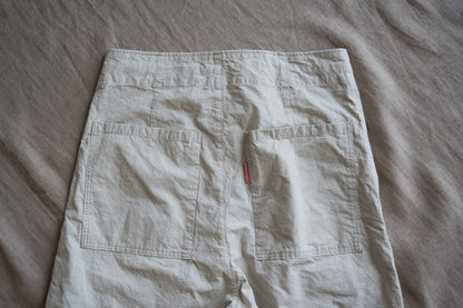 高密度タイプライターコットンパンツ/Typewriter cotton pants/Light Gray