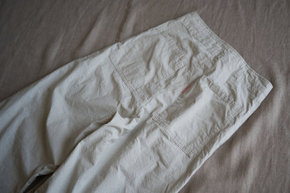高密度タイプライターコットンパンツ/Typewriter cotton pants/Light Gray