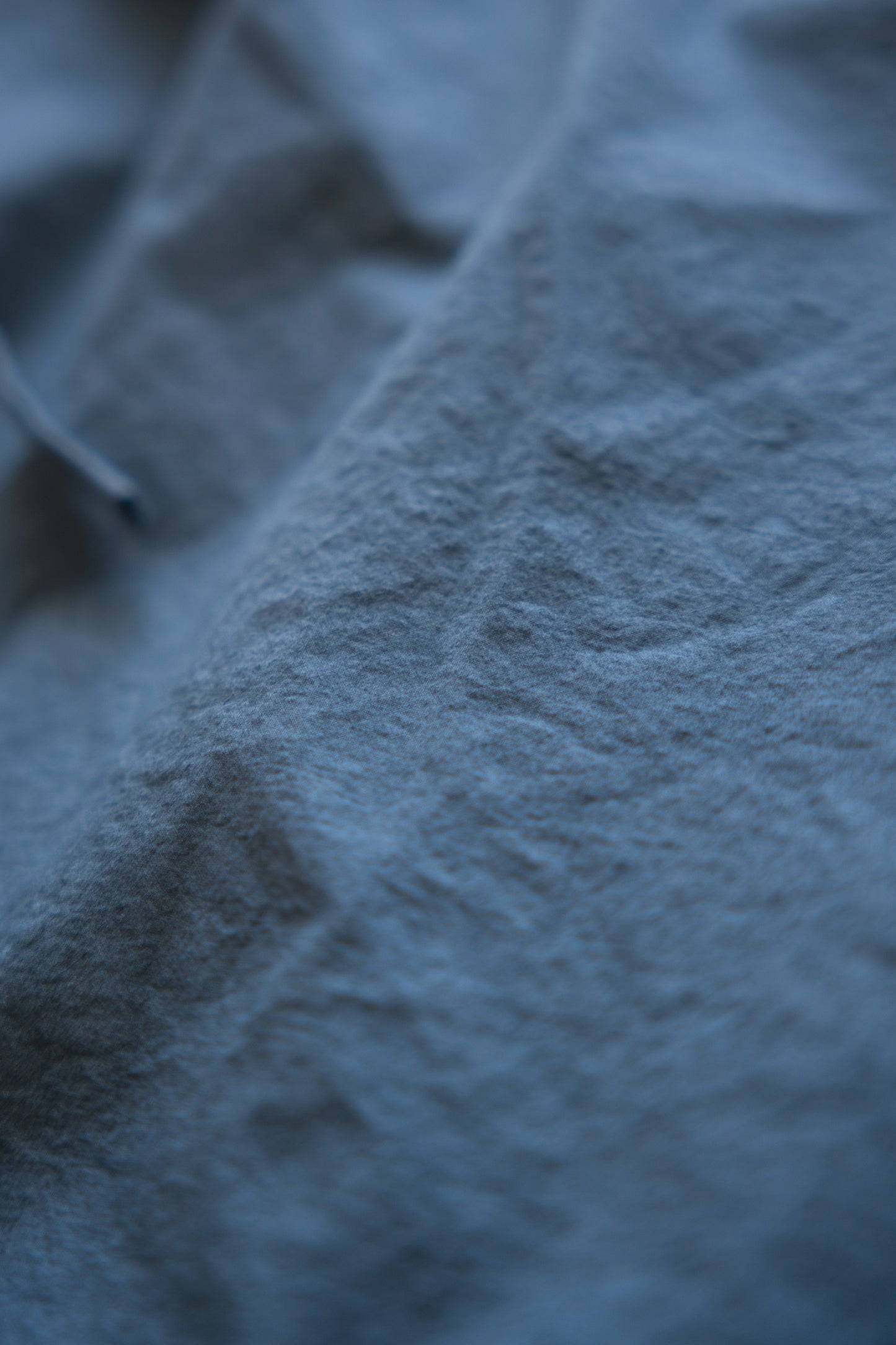 高密度タイプライターコットンパンツ/Typewriter cotton pants/Gray Navy