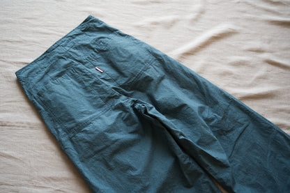 高密度タイプライターコットンパンツ/Typewriter cotton pants/Gray Navy