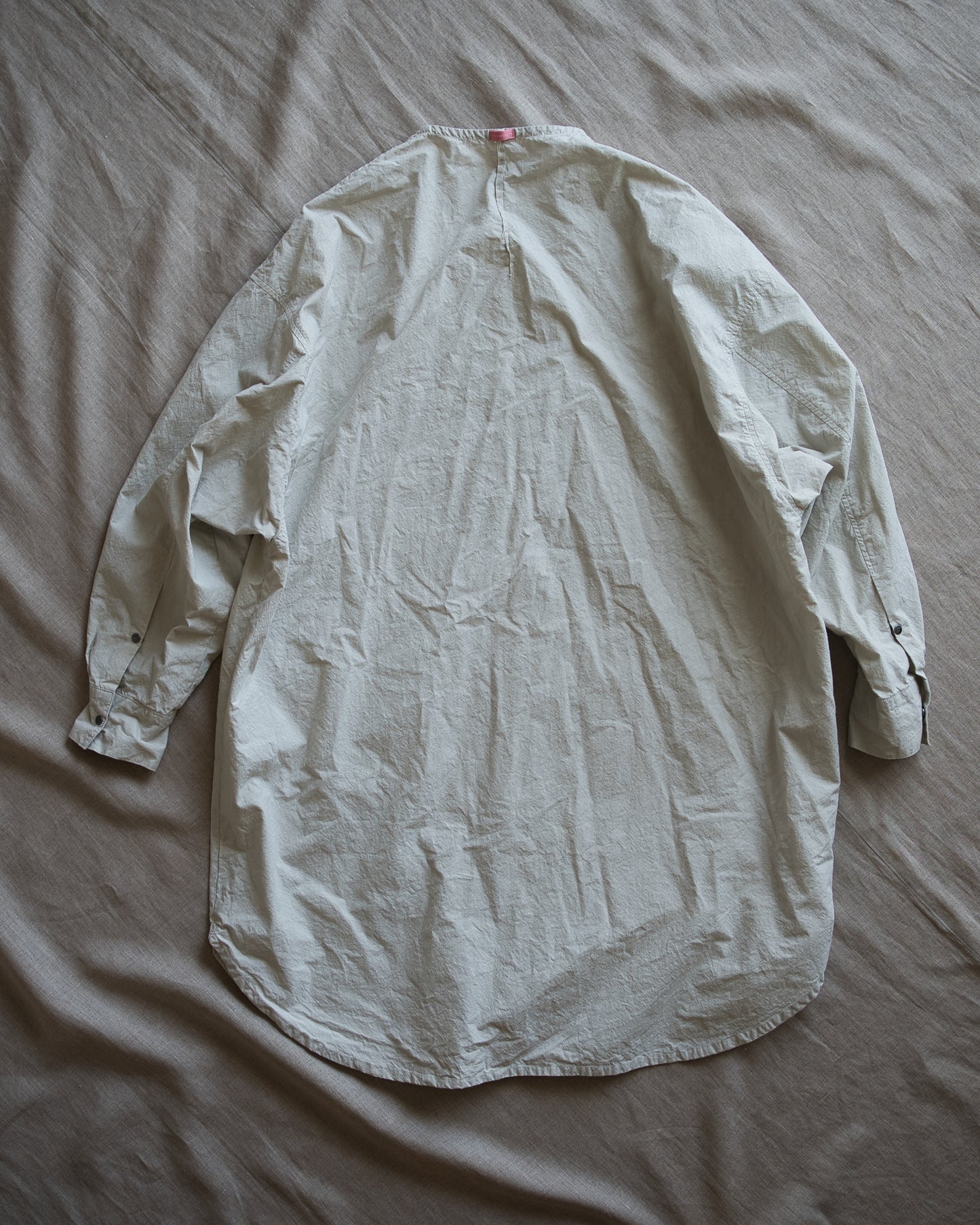 高密度タイプライターコットンシャツ/ Typewriter cotton shirts/Light Gray