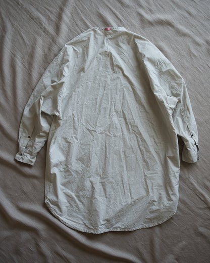 高密度タイプライターコットンシャツ/ Typewriter cotton shirts/Light Gray