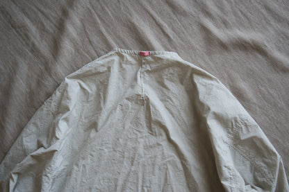 高密度タイプライターコットンシャツ/ Typewriter cotton shirts/Light Gray