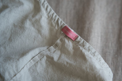 高密度タイプライターコットンシャツ/ Typewriter cotton shirts/Light Gray