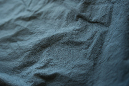 高密度タイプライターコットンシャツ/Typewriter cotton shirts/Gray Navy