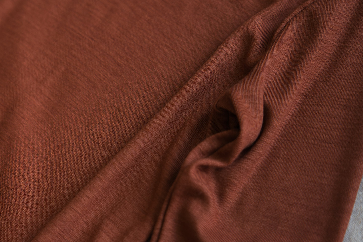 SUPER 100'S WOOL リブトップス/SUPER 100'S WOOL Rib Top/Camel