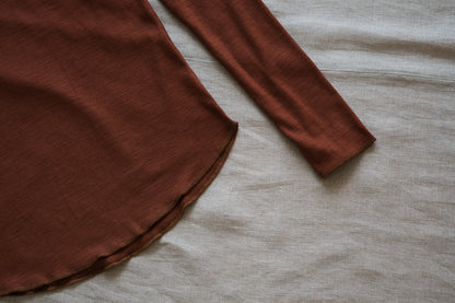 SUPER 100'S WOOL リブタートル/SUPER 100'S WOOL Rib Turtle/Camel