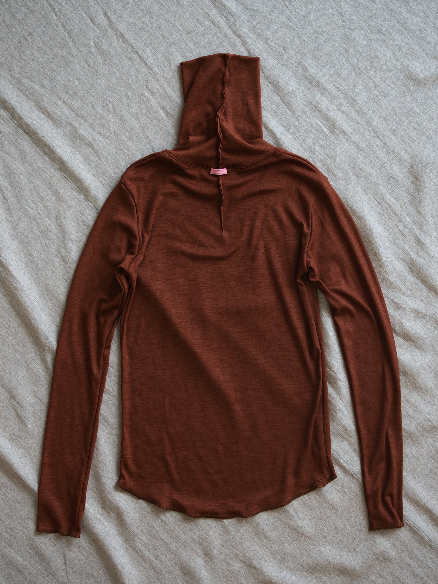 SUPER 100'S WOOL リブタートル/SUPER 100'S WOOL Rib Turtle/Camel